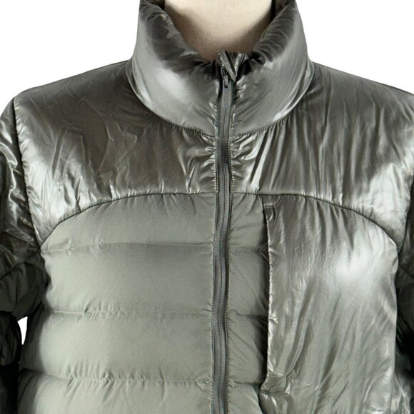 Lululemon Navigation Stretch Down Jacket in Gray Sage Size 8 - Picture 10 of 16